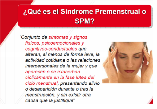 sintomas del sindrome premenstrual